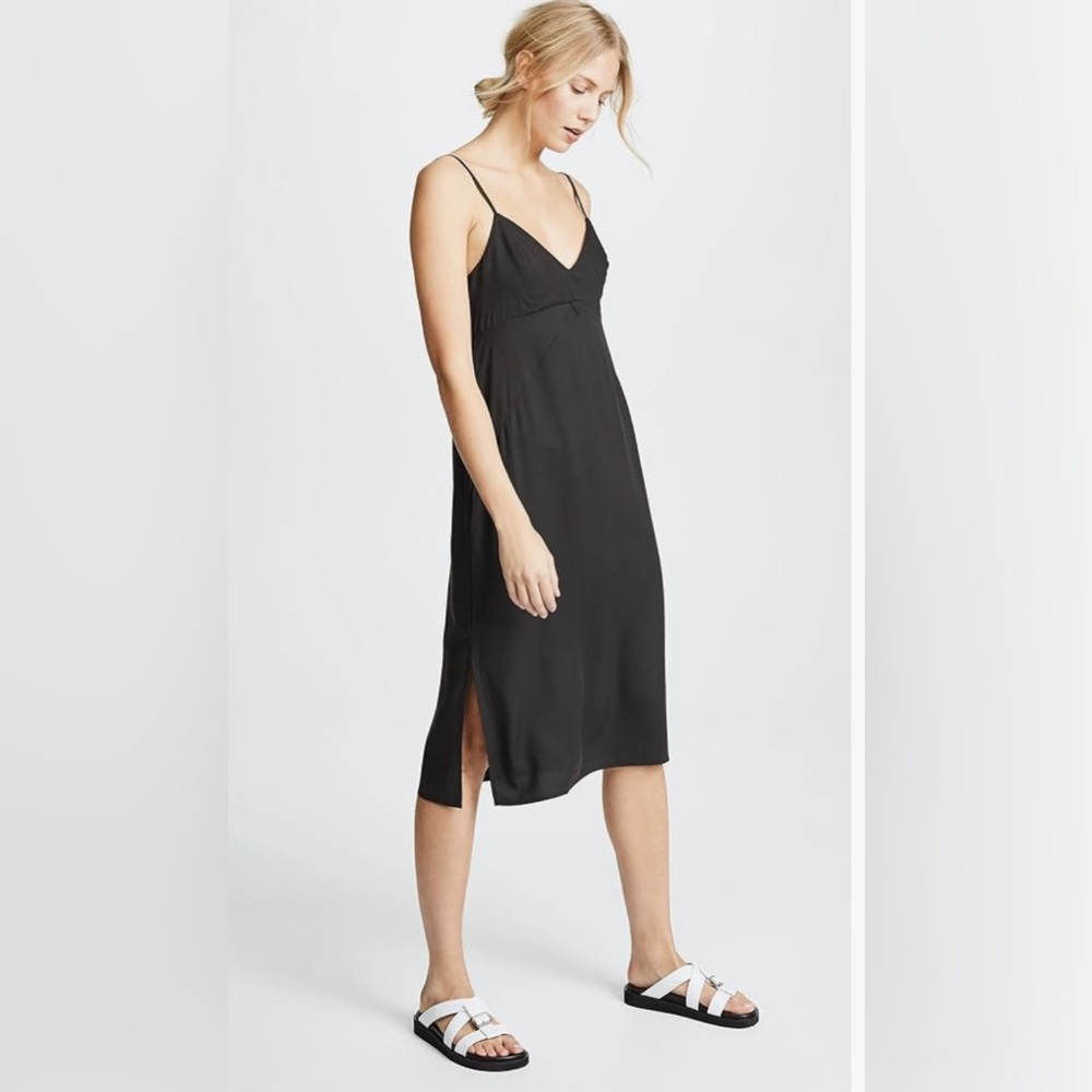 NWT Splendid black slip dress